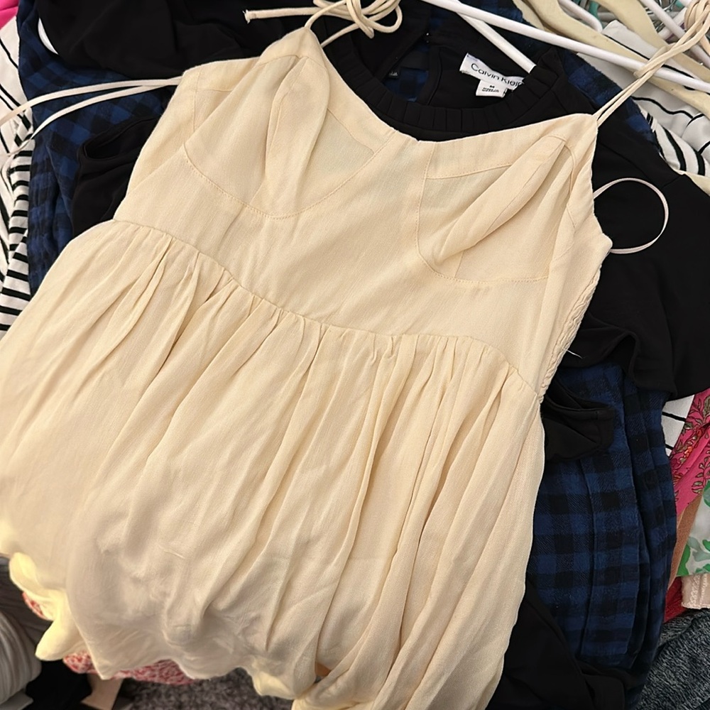 Cream Dress